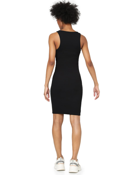 ROYALTY by MALUMA Womens Black Textured Pullover Unlined Scoop Back Sleeveless Scoop Neck Mini Cocktail Body Con Dress XXL - Image 3