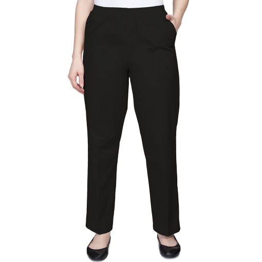 Alfred Dunner Women's Plus Pull on Professional Dress Pants 18 - Image 2