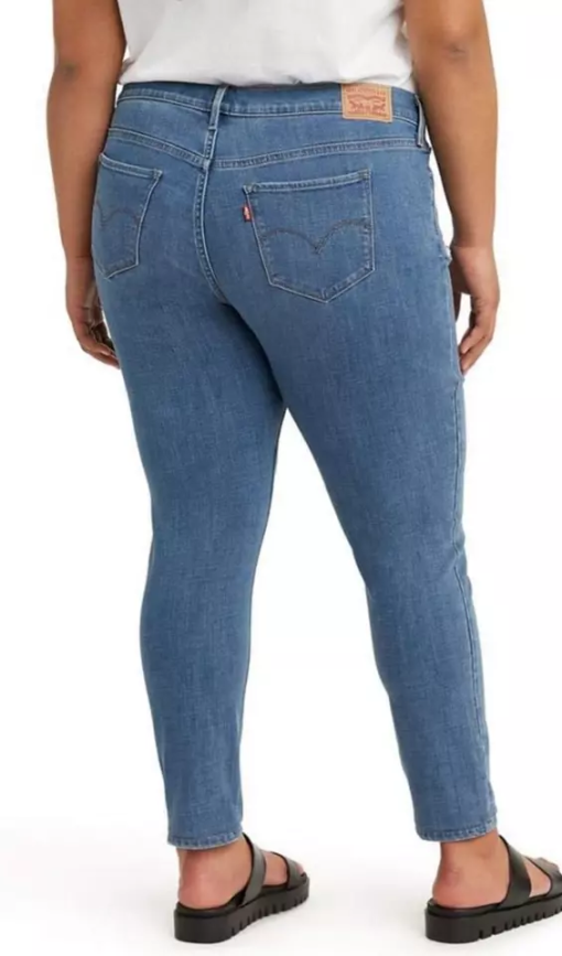 Levis Plus Women's Mid-Rise Stretch Skinny Jeans 18W - Image 3