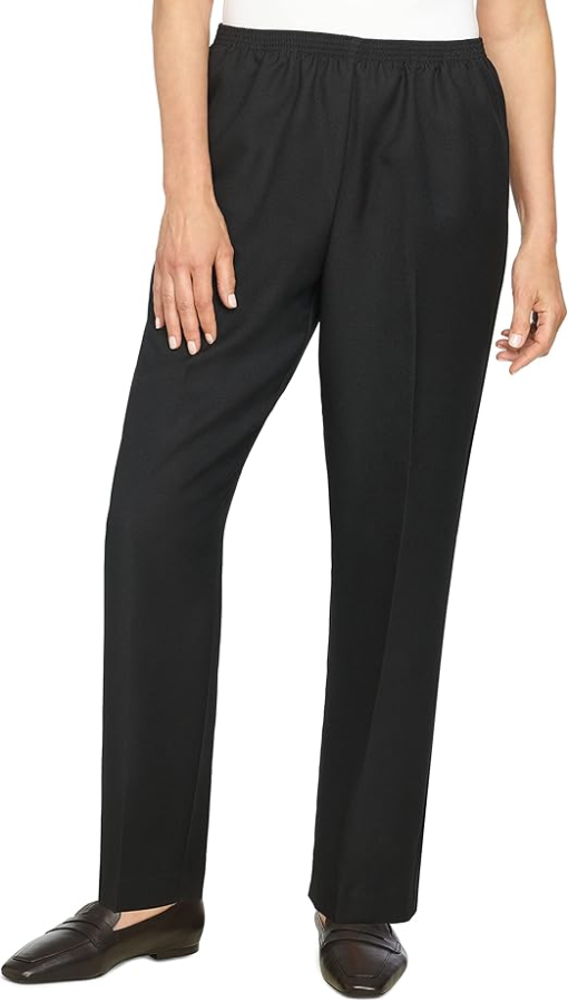 Alfred Dunner Womens Classic Office Wear Pants 12 - Image 2