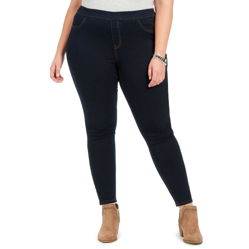 Style & Co Plus Size Jeggings, - Rinse 20W - Image 2