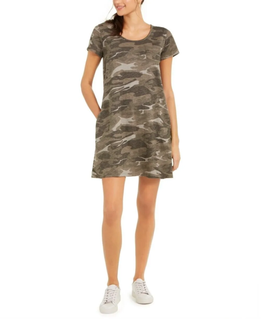 Style & Co Cotton Camo-Print T-shirts  XL - Image 2