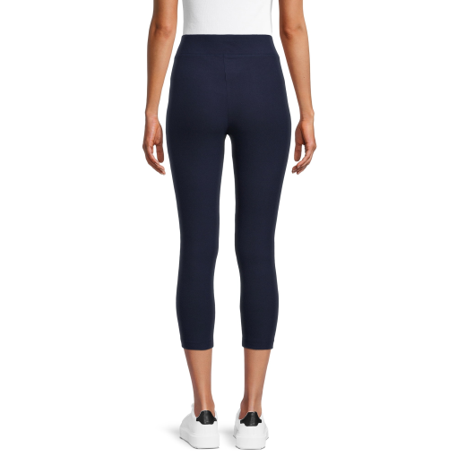 Style & Co Petite Mid-Rise Basic Capri Leggings, - Industrial Blue PS - Image 3