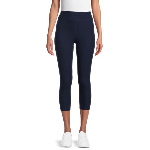 Style & Co Petite Mid-Rise Basic Capri Leggings, - Industrial Blue PS - Image 2