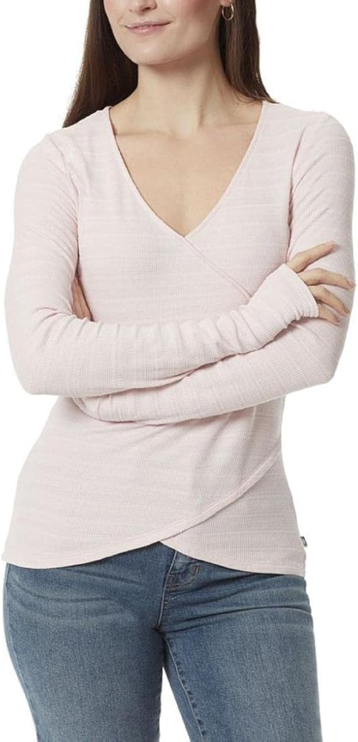 Anne Klein Sport Womens V Neck Knit Pullover Top M - Image 2