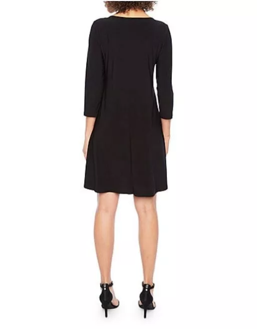 MSK Women's Party MIDI Shift Dress PS - Image 3