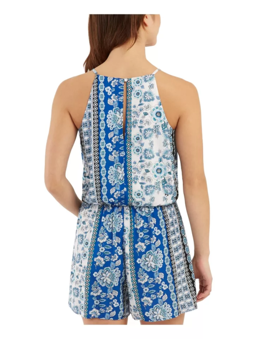 Bcx Juniors' Printed Surplice Romper XL - Image 3