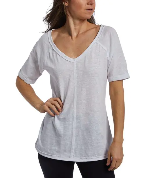 Nanette Lepore Women's Tee Shirts WHITE - White Keyhole Tunic M