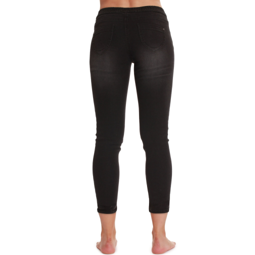 Rewash Juniors' Real Curve High-Rise Pull-on Leggings - Black Carb 11/30 - Image 3