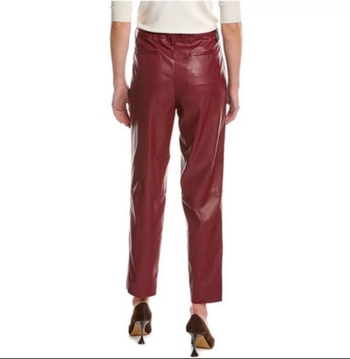 NWOT Vince Camuto Straight Leg Pant color earth red 8 - Image 3