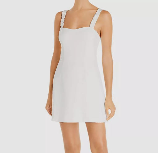 French Connection Frill Sleeveless Mini Dress 8 - Image 2