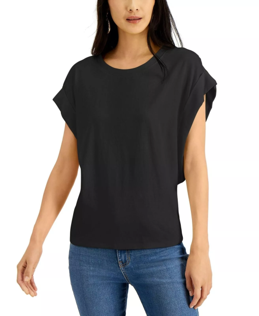 INC Rolled-Sleeve T-Shirt, L - Image 2