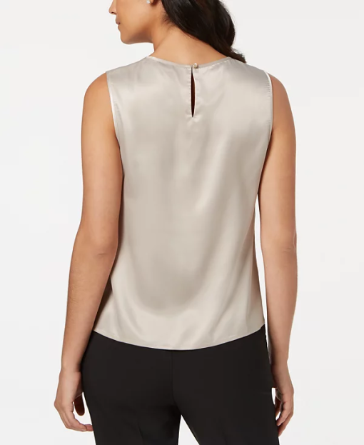 Kasper Champagne Petite Sleeveless Camisole PL - Image 3