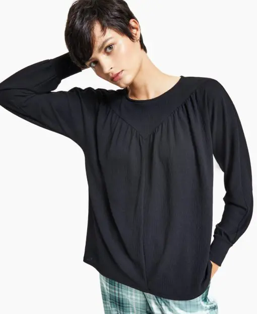 Alfani Crewneck Dolman-Sleeve Top S