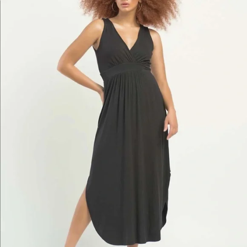 Black Tape Drapey Knit Maxi Dress - Image 2