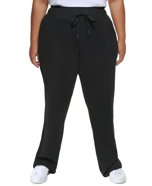 Calvin Klein Performance Plus Size Thermal Pants - Black 3X