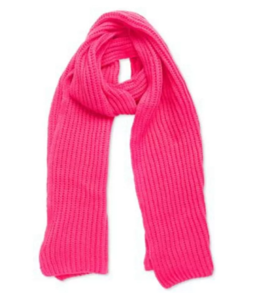 Style & Co. Women's Ribbed Muffler Scarf, Hot Pink, One Size - Image 2