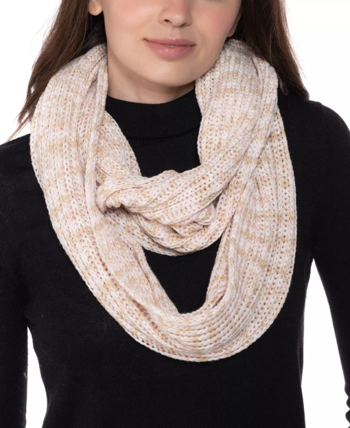 Style & Co. Women's Space-Dye Infinity Scarf, Blush Multi, One Size - Image 2