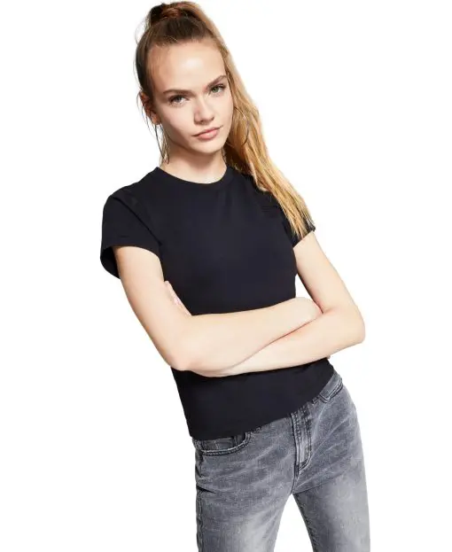 And Now This Women's Slim-Fit T-Shirt - Black L