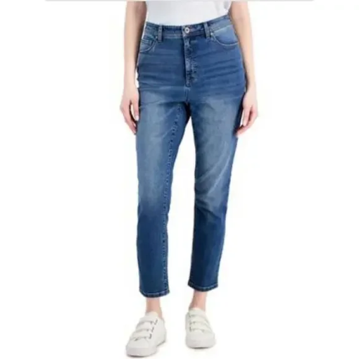 Style & Co Petite Slim-Leg Ankle Jeans, Getaway 6P - Image 2