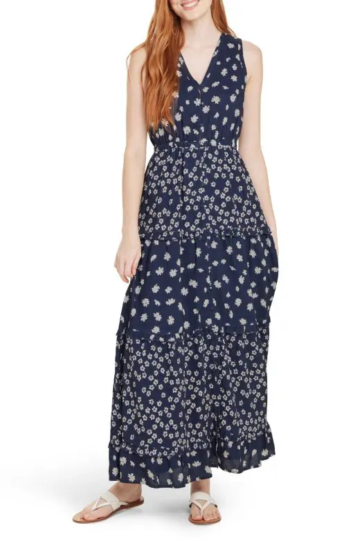 Splendid Northstar Floral Maxi Dress XS