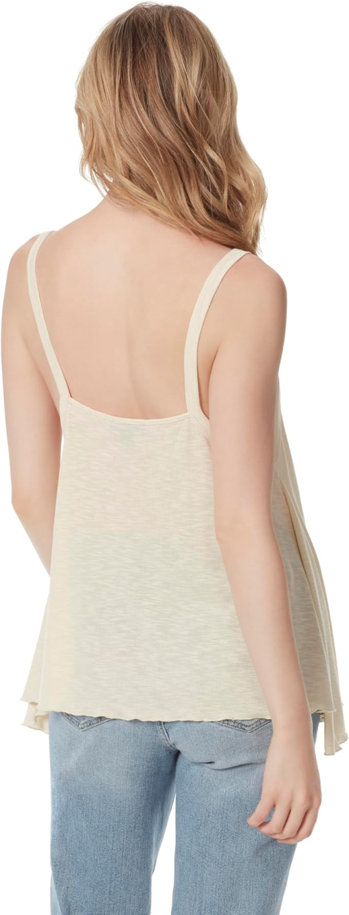 JESSICA SIMPSON WOMENS GWEN HI-LOW BUTTON-DOWN TANK TOP BLOUSE XS - Image 2