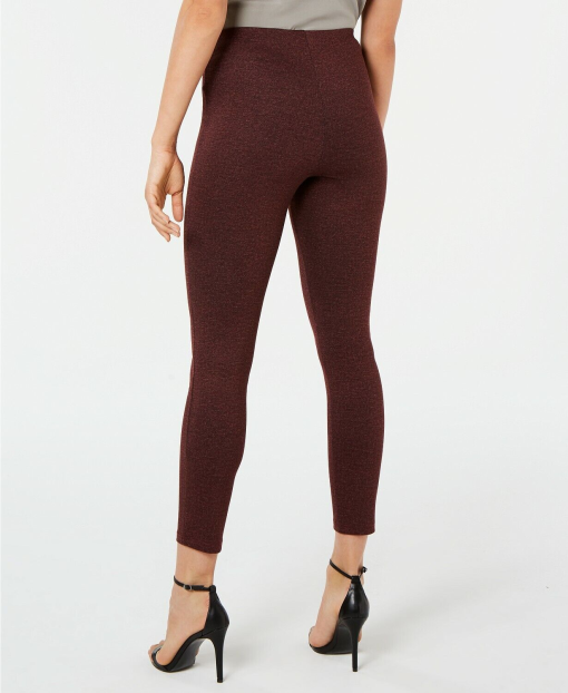 Hue Women S Tweed High-Waist Knit Leggings (Sangria  XXXL - Image 3