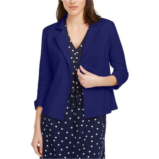 Maison Jules 3/4 Sleeve Knit Blazer, XXL - Image 2