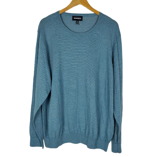 Lightweight Cotton Crew Neck Sweater XL - Image 2