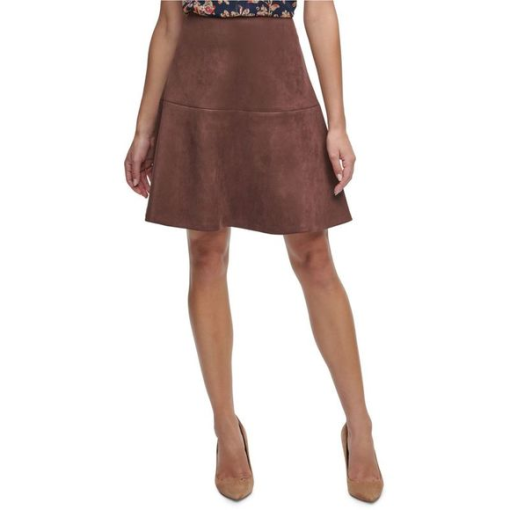 Tommy Hilfiger Faux-Suede Flared Skirt 16 - Image 2