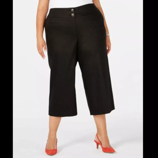 ALFANI Womens Black Pants Size 14W - Image 2