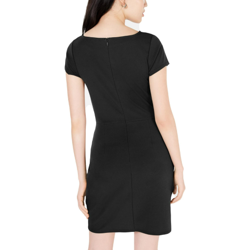 Planet Gold Womens Ruched Bodycon Dress XS - Image 3