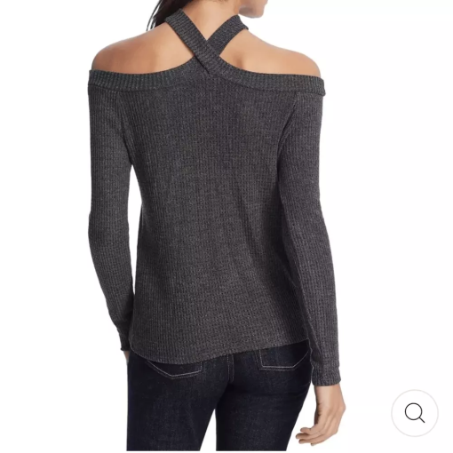 1.STATE High Neck Cold Shoulder Sweater | Bloomingdale's XL - Image 2