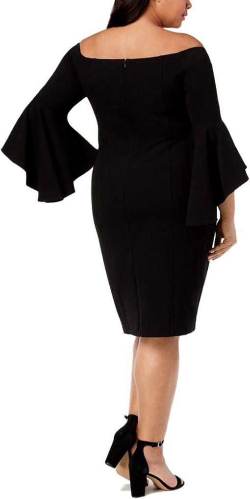 R&M Richards Off the Shoulder Cocktail Dress with Removable Straps - Plus size 18W - Image 2