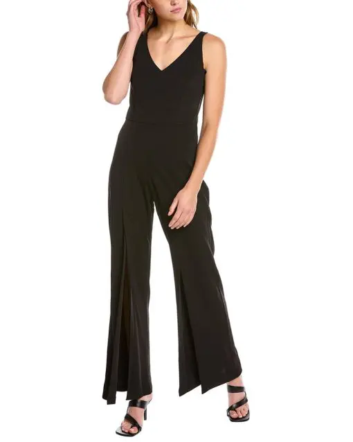 Bebe Juniors Front-Slit Double-V-N Black L