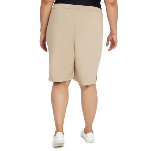 Alfred Dunner Plus Size Classic Tummy-Control Fit Bermuda Shorts 24W - Image 3