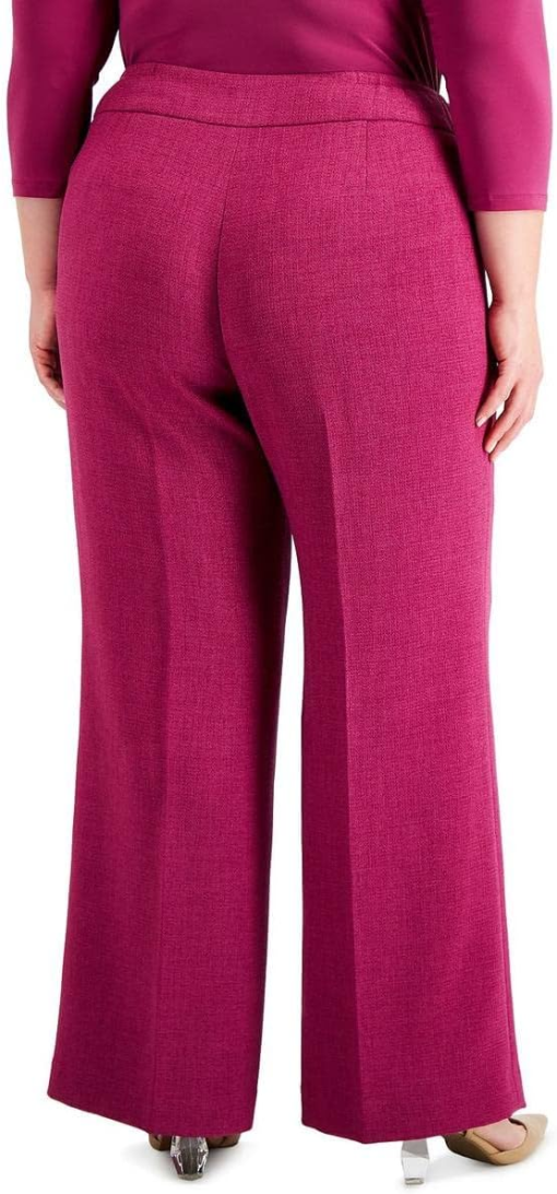 Kasper Plus Size Wide-Leg Pants 22W - Image 3