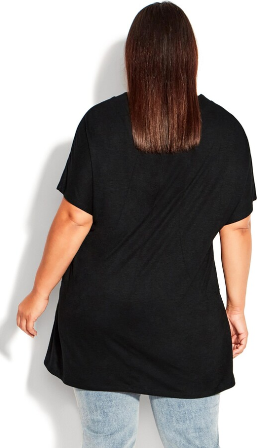 TUNIC PKT PLEAT - Black - 16 - Image 2