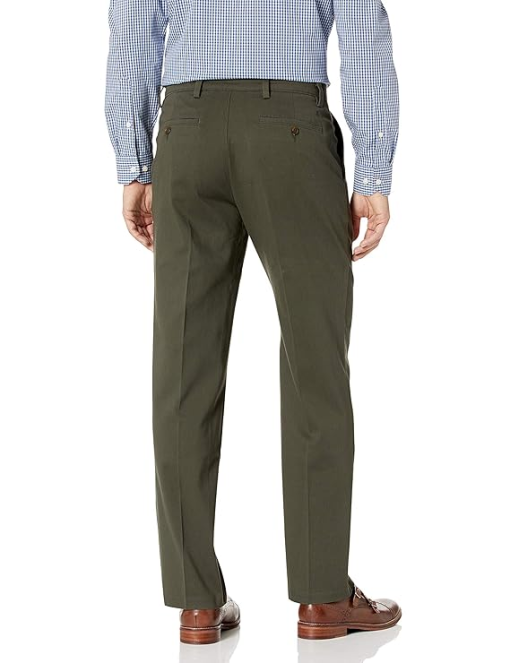 Dockers Men S Classic Flat Front Easy Khaki Pant with Stretch  W30 L30 - Image 3