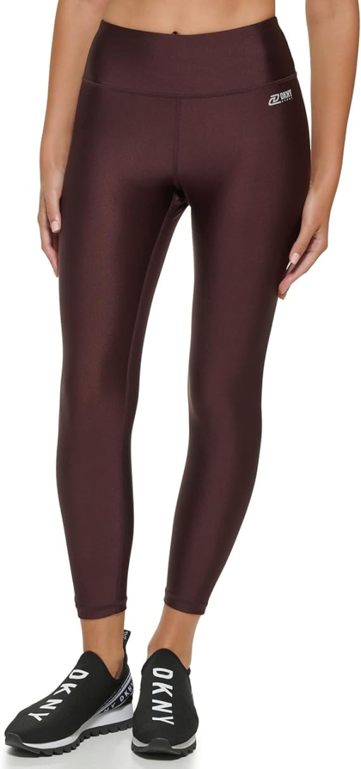 Dkny Sport High Shine 7/8 Leggings - Currant SIZEXS - Image 2