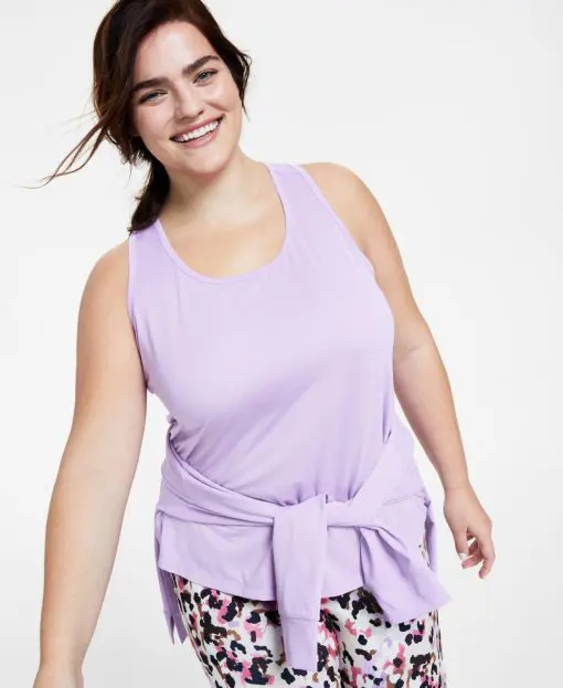 ID Ideology Plus Size Textured Tank Top,2X