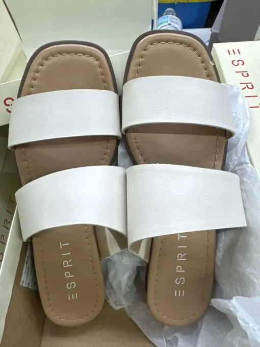 Esprit Winner Flat Sandal Off White 6 - Image 2