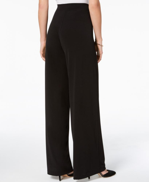 NY Collection Petite Wide-Leg Palazzo, In Pe Black PXL - Image 3