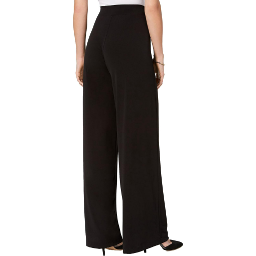 NY Collection Petite Wide-Leg Palazzo, In Pe Black PL - Image 3