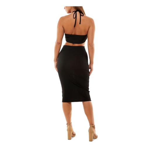 HALTER KNOTTED MIDI DRES - Image 2