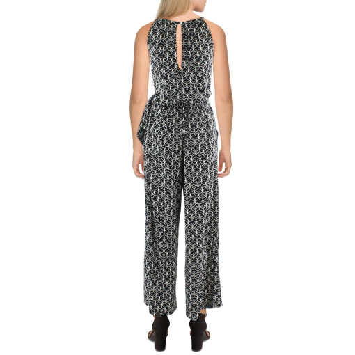 JPR Studio Printed Sleeveless Jumpsuit Party Animal Black L - Image 3