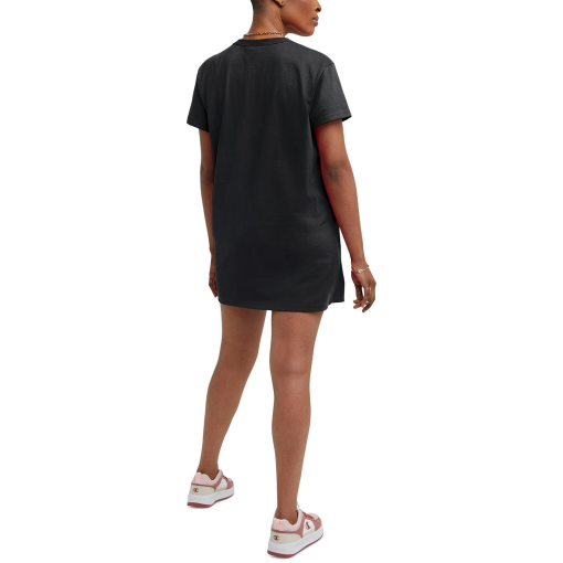 Champion Womens Cotton Midweight T-Shi Black S - Image 2