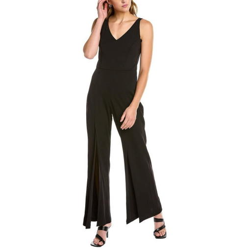 Bebe Juniors Front-Slit Double-V-N Black L - Image 2