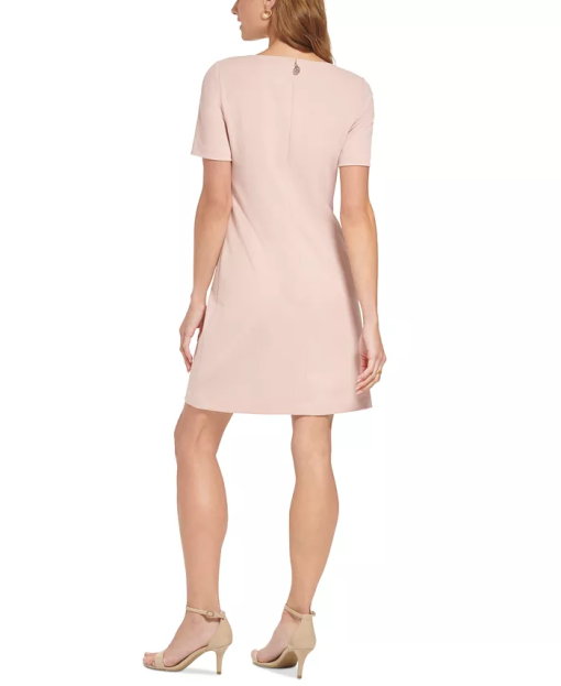 Tommy Hilfiger Womens Cutout Scuba Crepe She Misty Rose 8 - Image 3