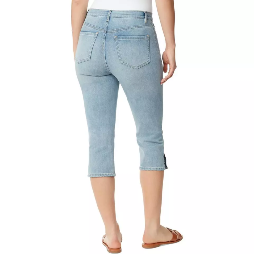 Gloria Vanderbilt Womens Amanda High-Rise Capri Melbourne Wash 4 - Image 2